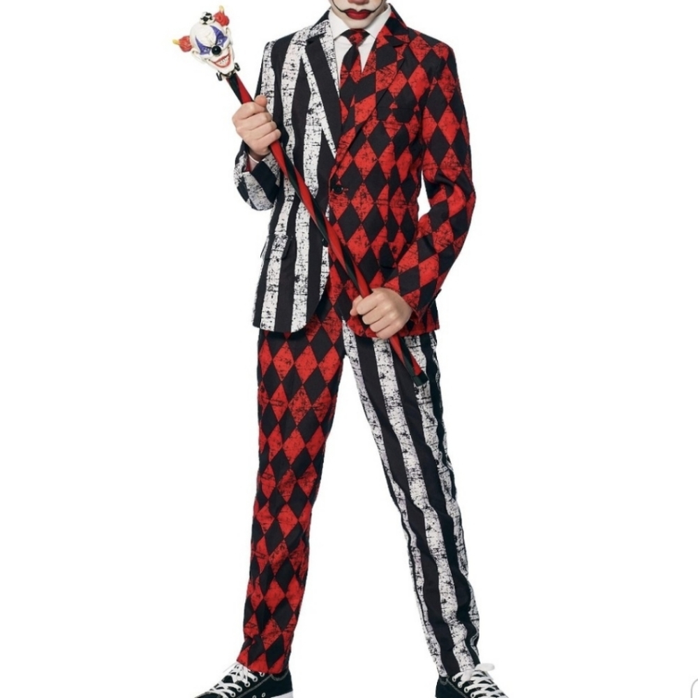 Halloween costume - Twisted Clown youth costume